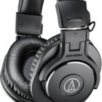 audio-technica Ath-M30X Wired On Ear Headphones Without Mic Wired without Mic (Black, On the Ear)