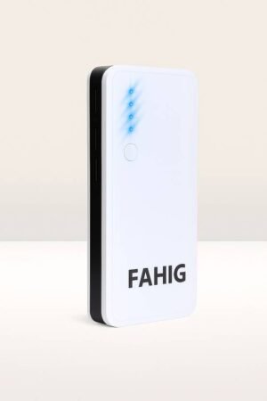 FAHIG 10000 mAh 7 W Mini Pocket Size Power Bank (White, Lithium-ion, Power Delivery 2.0, Power Delivery 2.0 for Mobile, Earbuds, Smartwatch, Smartband, Speaker, Tablet, Trimmer)