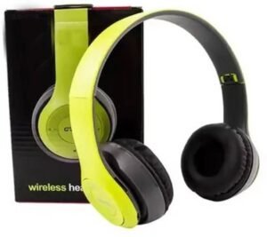 SOJUBA Bluetooth Gaming Headphones Comfortable Earphone Ideal for Gym, Running, Travel Bluetooth & Wired (Green, On the Ear)