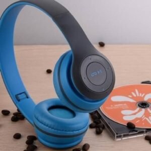 SOJUBA Sports Gaming Wireless Headphone Foldable Earphone With Micro Sd Card Slot Bluetooth & Wired (Blue, On the Ear)