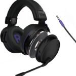 Kreo Beluga v2 Wired Gaming Headphone with Mic for Mobile, PC, PS, Lightweight Wired Gaming (Black 1, On the Ear)