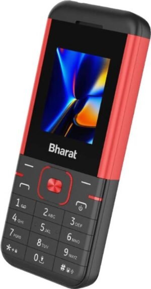 KARBONN Bharat K1 4G KW101 /KW102 Jio Sim Supported (BLACK-RED)