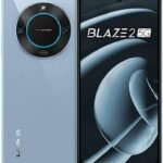 LAVA Blaze 2 5G with Dual Sim|50MP Rear Camera|5000 mAh Battery|Expandable Upto 1 TB (Glass Blue, 64 GB) (4 GB RAM)