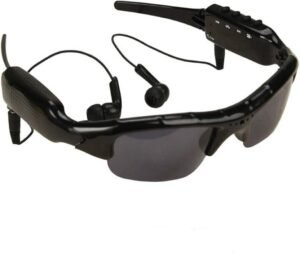 UPROKT Sports Bluetooth Audio Player Bluetooth Connectivity Sunglasses (black)