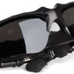 GLARIXA Sunglasses Bluetooth Headphones with Mic Super Bass (Black)