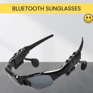 YAROH Bluetooth Sunglasses With Wireless Earphones Attached & Stereo Sound FeatureR153 (Black)