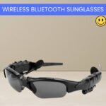 YAROH Bluetooth Sunglasses With Wireless Earphones Attached & Stereo Sound FeatureT58 (Black)