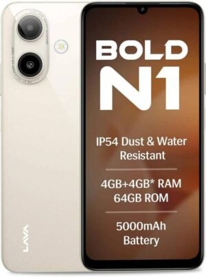 LAVA Bold N1 (Sparkling Ivory, 64 GB) (4 GB RAM)