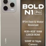 LAVA Bold N1 Pro (Titanium Gold, 128 GB) (4 GB RAM)