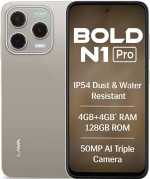 LAVA Bold N1 Pro (Titanium Gold, 128 GB) (4 GB RAM)