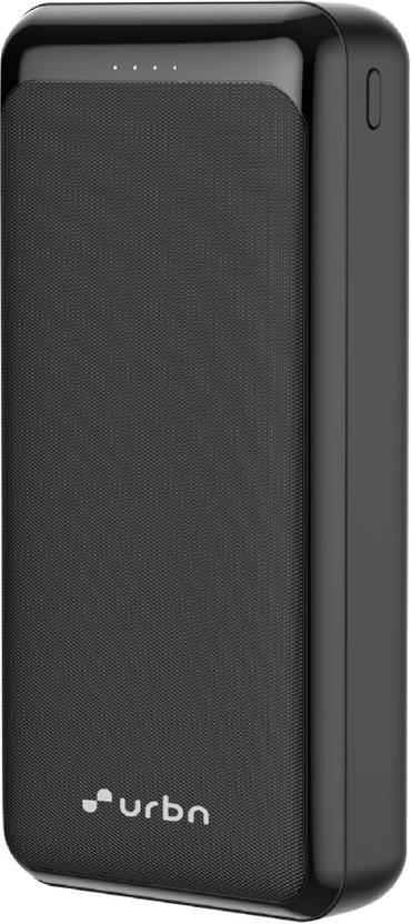 URBN 20000 mAh 22.5 W Power Bank (Black, Lithium Polymer, for Mobile, Tablet, Earbuds)