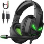 EKSA E7000 Wired Gaming (Black, On the Ear)