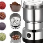 RAY OF KHODIYAR 1 300 W Mixer Grinder (Nima Electric Coffee & Spice Grinder – Stainless Steel Mixer (Silver) | 1 Jar | Silver)