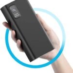 Iqoniqe 25000 mAh 22 W Compact Pocket Size Power Bank (Black, Lithium Polymer, Fast Charging for Mobile, Earbuds, Smartwatch, Speaker)