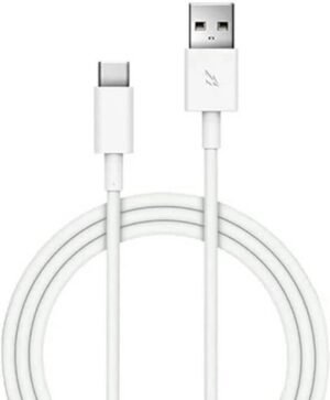vivo USB Type C Cable 1 m Flash Charge 2.0 Type C Fast Charging Cable (Compatible with iQOO, Vivo, White, One Cable)