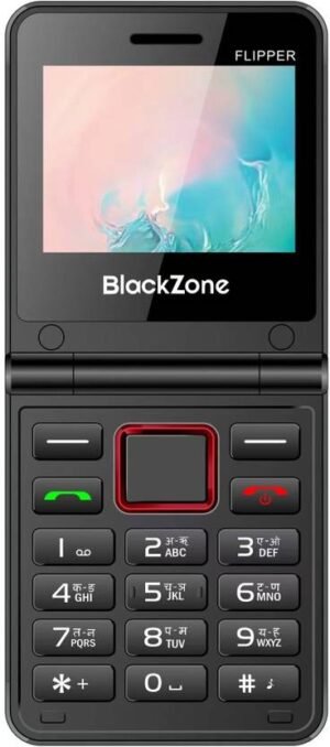 BlackZone FLIPPER Dual Screen 2.4 & 1.8 Inch Dual Micro SIM (Red)