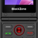 BlackZone FLIPPER X Dual Screen 2.4 & 1.8 Inch Dual Micro SIM (Red)