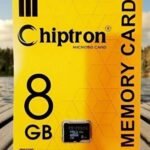 Chiptron FLP_Chiptron memory card_8GB_4 MicroSD Card 8 GB MicroSD Card Class 10 24 MB/s Memory Card Compatible with Mobile (With Adapter)
