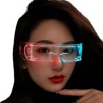 Shrijitraders Led Glasses Light Up Glasses Led (White)
