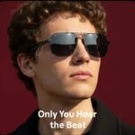 AERALUX AURATUNE Smart Glasses |Bluetooth Audio |Hands-Free Calls |Voice Assistant (GREY)