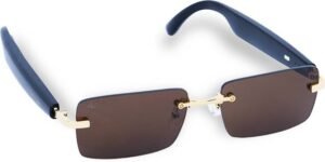 AERALUX LUXE RAY 2 Smart Glasses |Bluetooth Audio |Hands-Free Calls |Voice Assistant (BROWN)