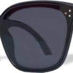 AERALUX SHADOW BEAT Smart Glasses |Bluetooth Audio |Hands-Free Calls |Voice Assistant (BLACK)