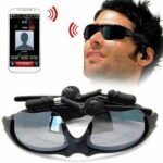 RZON Wireless Bluetooth Headset Sports Bluetooth Sunglasses Headphone_20 (Black)