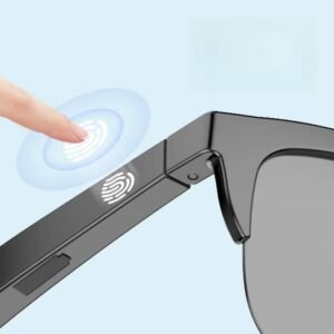 vadish PREMIUM BLUETOOTH CALLING MUSIC SMART UV FILTERED LENSES SUNGLASS (BLACK)