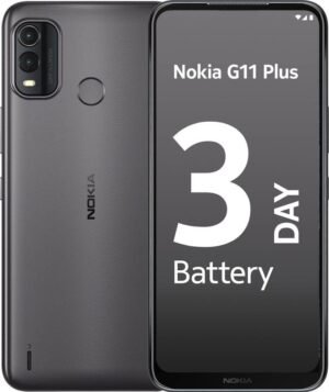 Nokia G11 Plus DS 50MP Camera, 8MP+2MP Dual Front Camera (Grey, 64 GB) (4 GB RAM)