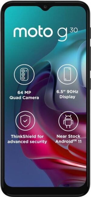 Motorola G30 (Dark Pearl, 64 GB) (4 GB RAM)