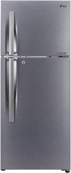 LG 260 L Frost Free Double Door 2 Star Convertible Refrigerator with Convertible Refrigerator (Dazzle Steel, GL-S292RDSY)