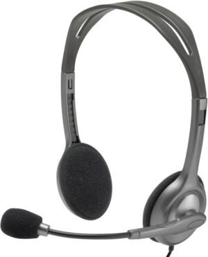Logitech H-110 Wired (Black, On the Ear)