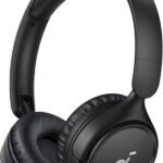 soundcore by Anker H30i OnEar Headphone with 40mm pure bass drivers,70 Hrs battery,Dual connection Bluetooth (Black, On the Ear)