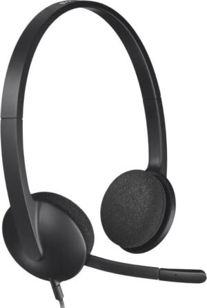 Logitech H340 USB Wired (Black, On the Ear)