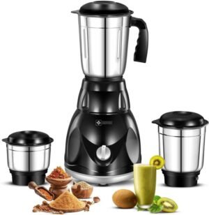 Havok Black_Mixer_3Jar 750 W Juicer Mixer Grinder (Hav/Mix/3Jar(Black) | 3 Jars | Black)