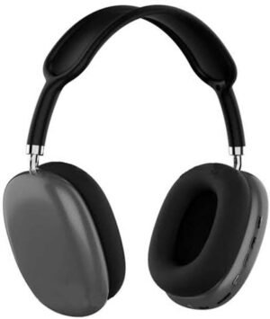 Mobtude Hi-Fi Sound Bluetooth 5.3 Over-Ear Headphones with Mic Ultra Comfort Bluetooth (Black, On the Ear)