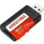 ARKETING HK/256 BT/256 256 GB MiniSD Card Class 10 120 MB/s Memory Card Compatible with Camera, Gaming Console, Mobile, Tablet