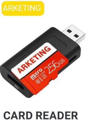 ARKETING HK/256 BT/256 256 GB MiniSD Card Class 10 120 MB/s Memory Card Compatible with Camera, Gaming Console, Mobile, Tablet