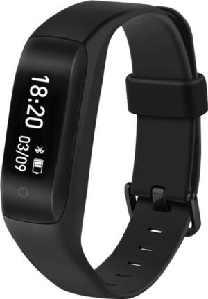 Lenovo HW01 Heart Rate Monitor Smart Band (Black Strap, Size : Regular)