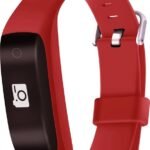 Lenovo HW01 Heart Rate Monitor Smart Band (Red Strap, Size : Regular)