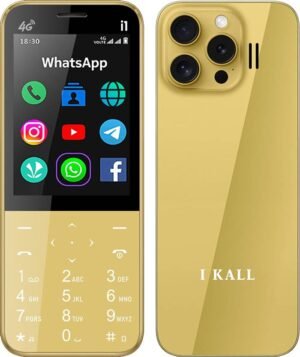 I Kall I1 Pro - Touch & Type Android Mobile (Gold, 16 GB) (2 GB RAM)