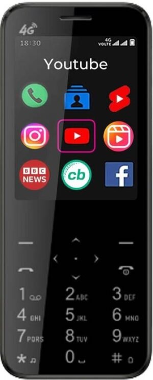 I Kall I1 Pro - Touch & Type Android Mobile (Black, 16 GB) (2 GB RAM)