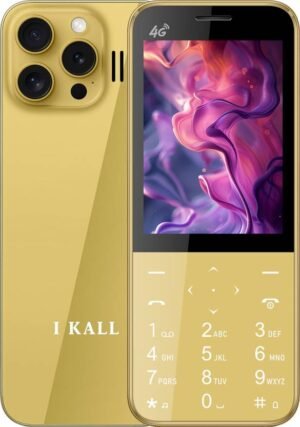 I Kall I1 Touch & Type Android Mobile Phone (Gold, 16 GB) (2 GB RAM)