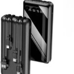 FAHIG 30000 mAh 15 W Compact Pocket Size Power Bank (Black, Lithium Polymer, Fast Charging, Power Delivery 2.0, Quick Charge 2.0 for Earbuds, Mobile, Smartwatch, Smartband, Speaker, Tablet, Trimmer)