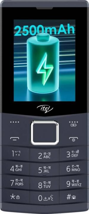 itel iPower 430 Triple sim|2500 mAh Battery|Expandable Storage upto 32GB (Black)