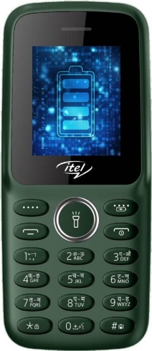 itel it2163s 4.5cm,1200mAh,BT Caller,12+1 Month Warranty with 111 Days Replacement (Dark Green)