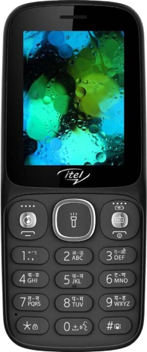 itel it5026 Keypad Mobile|1200 mAh battery|Expandable Storage upto 32GB (Black)
