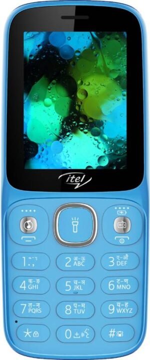 itel it5026 Keypad Mobile|1200 mAh battery|Expandable Storage upto 32GB (Blue)