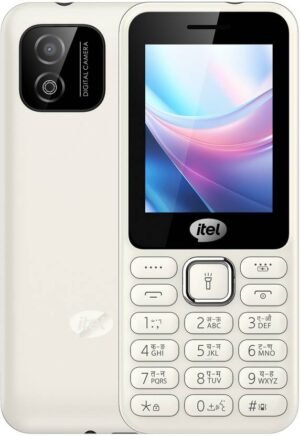 itel it5027 Slim Keypad Mobile | 2.4 inch Display| Type C Charging (White)