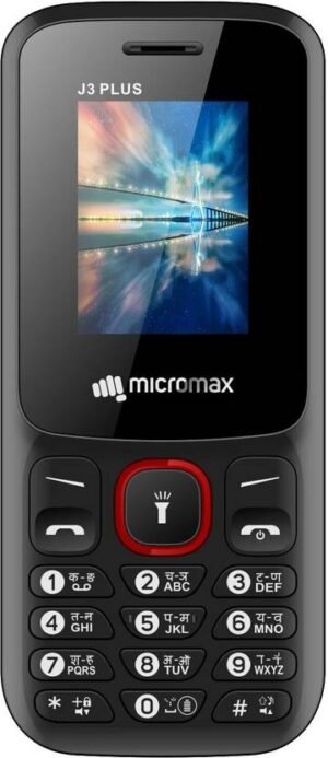 Micromax J3 PLUS (Black+Red)